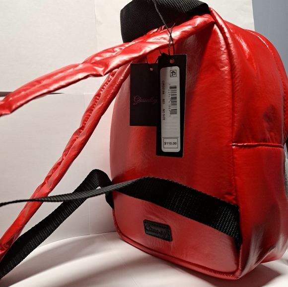 Sam Edelman Backpack Red and Black - Picture 3 of 8
